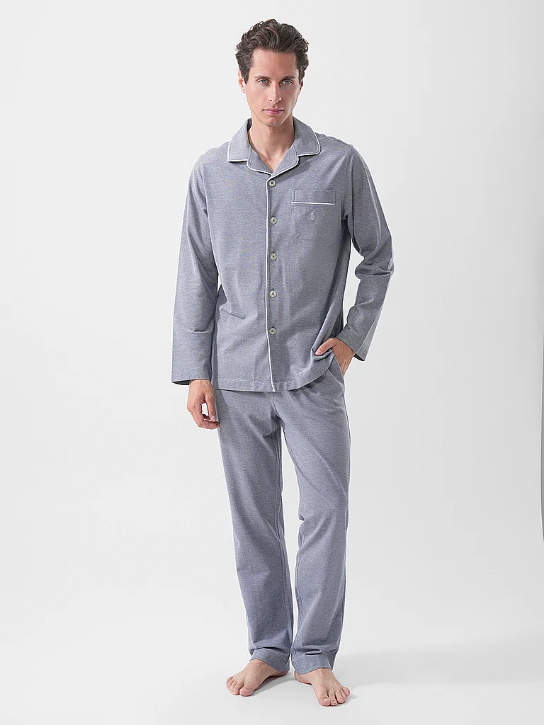 POLO RALPH LAUREN Pijama azul oscuro | XL